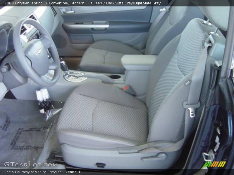 Modern Blue Pearl / Dark Slate Gray/Light Slate Gray 2008 Chrysler Sebring LX Convertible