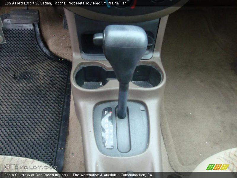 Mocha Frost Metallic / Medium Prairie Tan 1999 Ford Escort SE Sedan