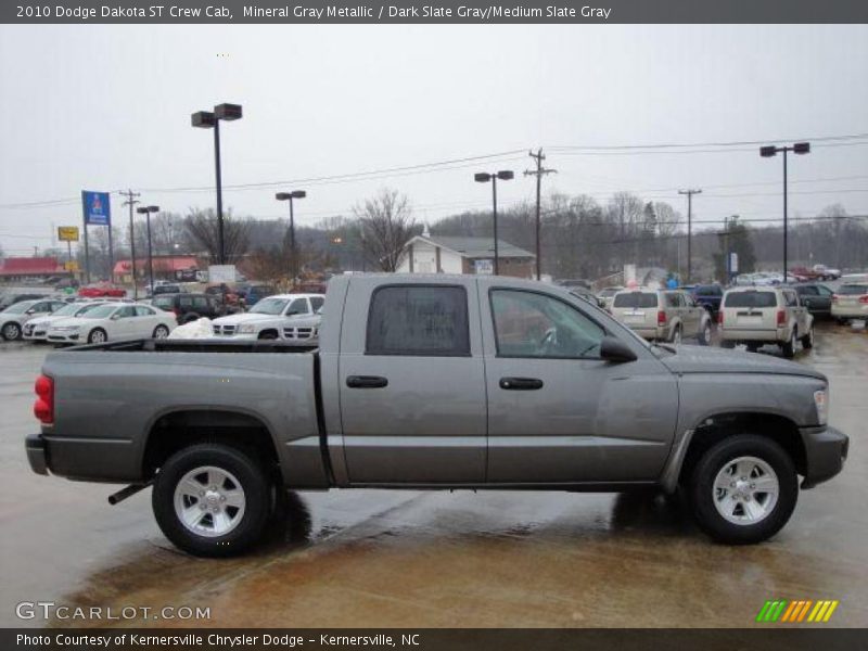 Mineral Gray Metallic / Dark Slate Gray/Medium Slate Gray 2010 Dodge Dakota ST Crew Cab