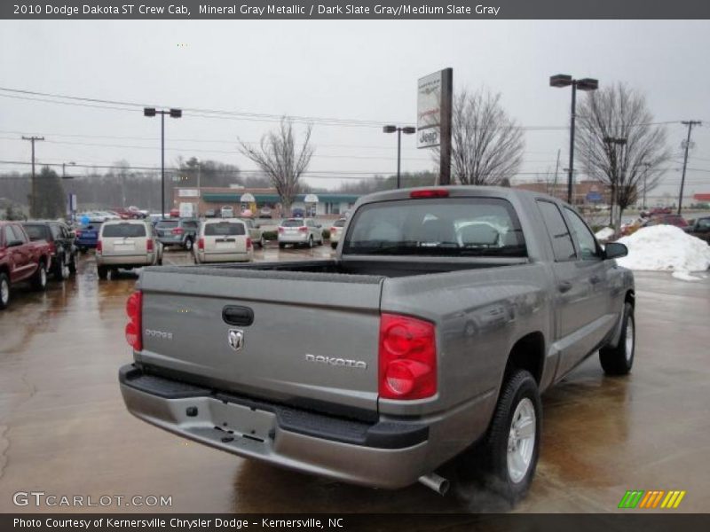 Mineral Gray Metallic / Dark Slate Gray/Medium Slate Gray 2010 Dodge Dakota ST Crew Cab