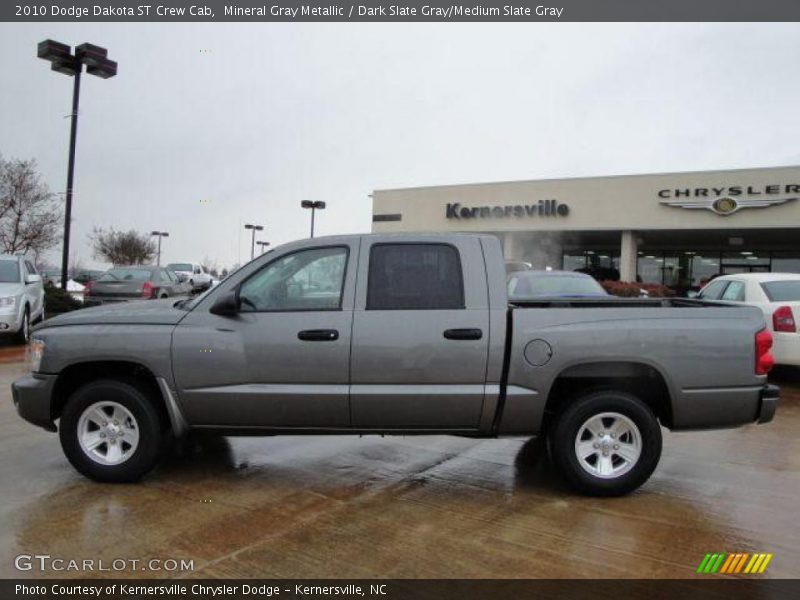 Mineral Gray Metallic / Dark Slate Gray/Medium Slate Gray 2010 Dodge Dakota ST Crew Cab
