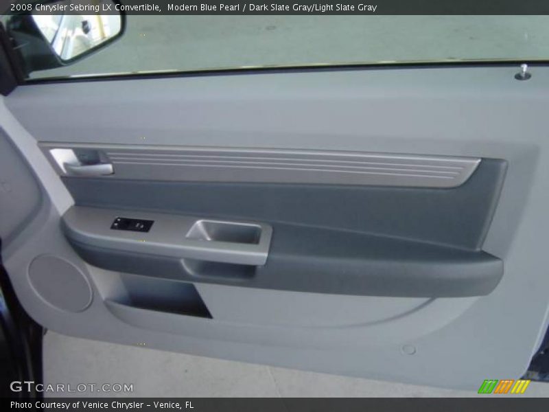 Modern Blue Pearl / Dark Slate Gray/Light Slate Gray 2008 Chrysler Sebring LX Convertible