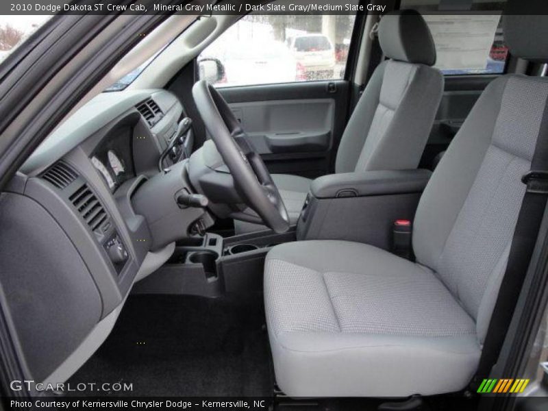 Mineral Gray Metallic / Dark Slate Gray/Medium Slate Gray 2010 Dodge Dakota ST Crew Cab