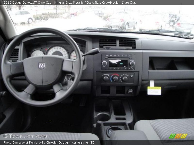 Mineral Gray Metallic / Dark Slate Gray/Medium Slate Gray 2010 Dodge Dakota ST Crew Cab
