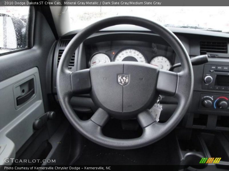Mineral Gray Metallic / Dark Slate Gray/Medium Slate Gray 2010 Dodge Dakota ST Crew Cab