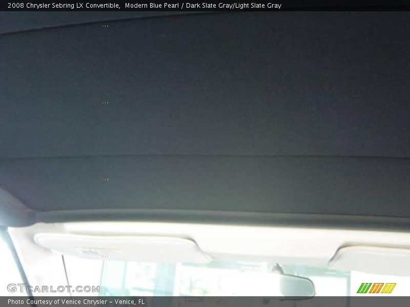 Modern Blue Pearl / Dark Slate Gray/Light Slate Gray 2008 Chrysler Sebring LX Convertible