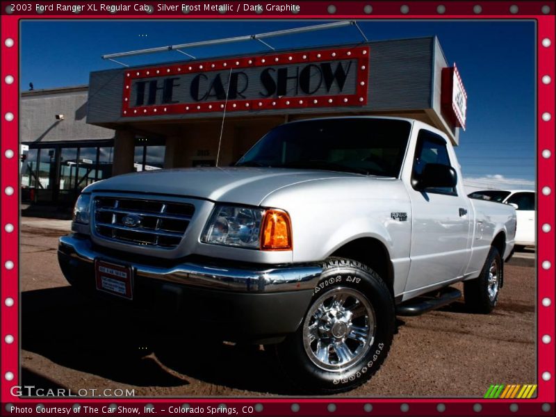 Silver Frost Metallic / Dark Graphite 2003 Ford Ranger XL Regular Cab