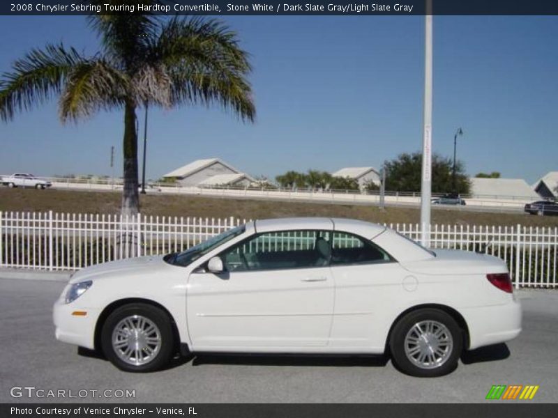 Stone White / Dark Slate Gray/Light Slate Gray 2008 Chrysler Sebring Touring Hardtop Convertible