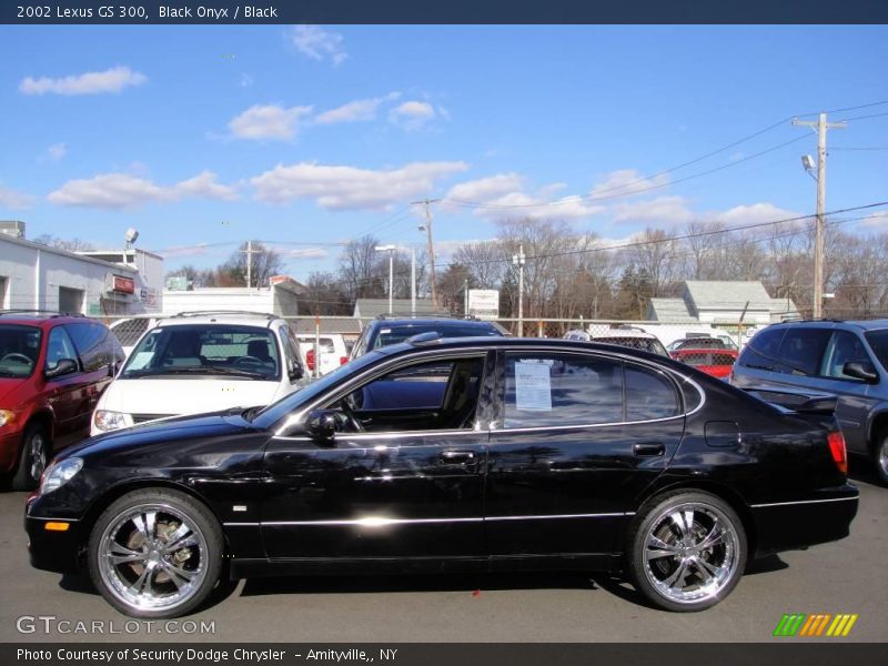 Black Onyx / Black 2002 Lexus GS 300