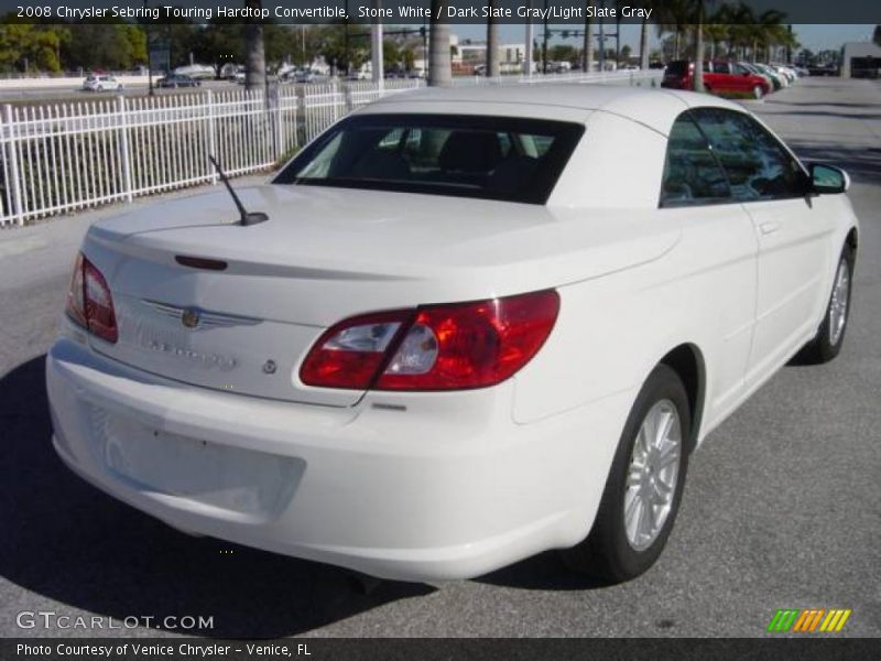 Stone White / Dark Slate Gray/Light Slate Gray 2008 Chrysler Sebring Touring Hardtop Convertible