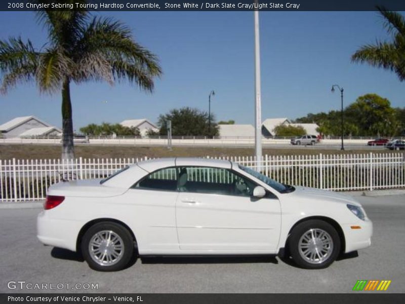 Stone White / Dark Slate Gray/Light Slate Gray 2008 Chrysler Sebring Touring Hardtop Convertible