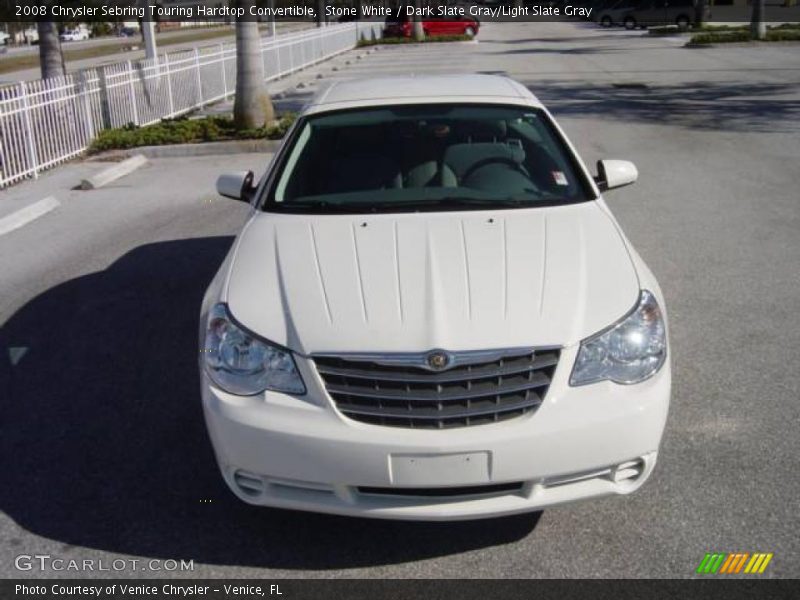 Stone White / Dark Slate Gray/Light Slate Gray 2008 Chrysler Sebring Touring Hardtop Convertible