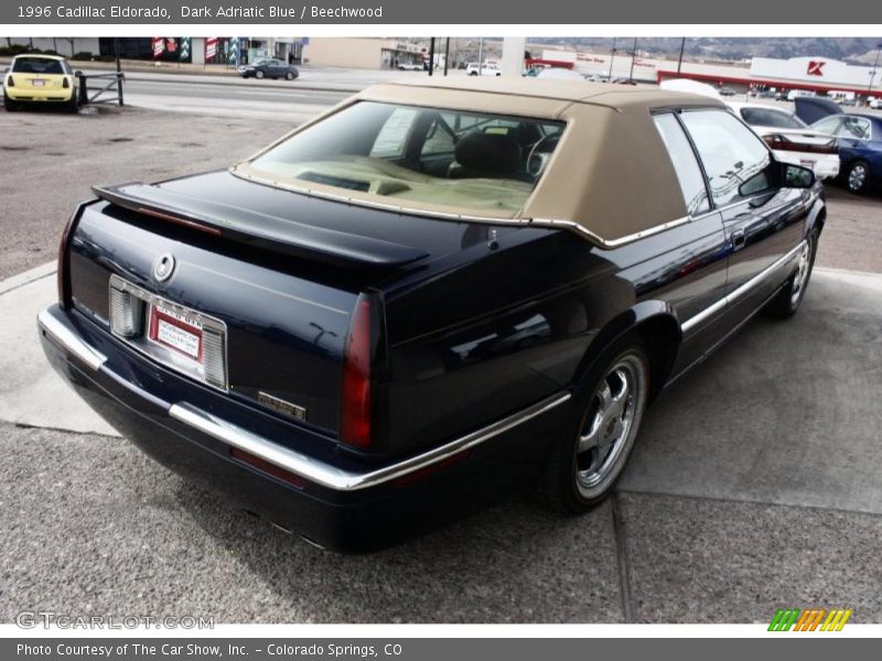 Dark Adriatic Blue / Beechwood 1996 Cadillac Eldorado