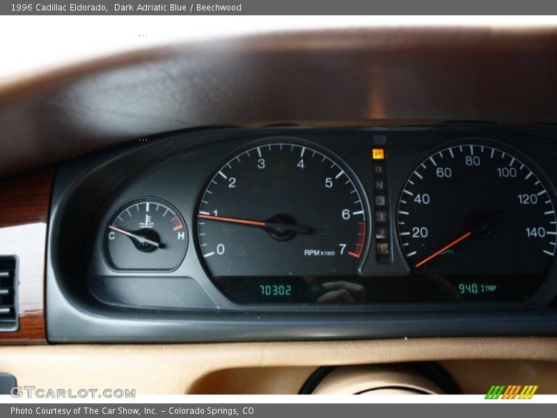 Dark Adriatic Blue / Beechwood 1996 Cadillac Eldorado