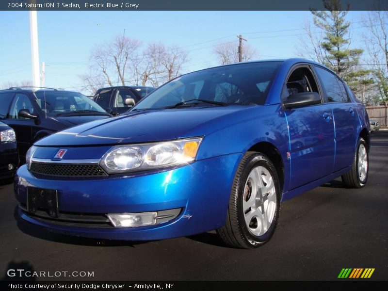 Electric Blue / Grey 2004 Saturn ION 3 Sedan