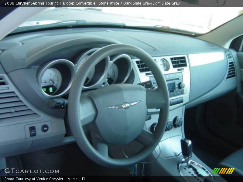 Stone White / Dark Slate Gray/Light Slate Gray 2008 Chrysler Sebring Touring Hardtop Convertible