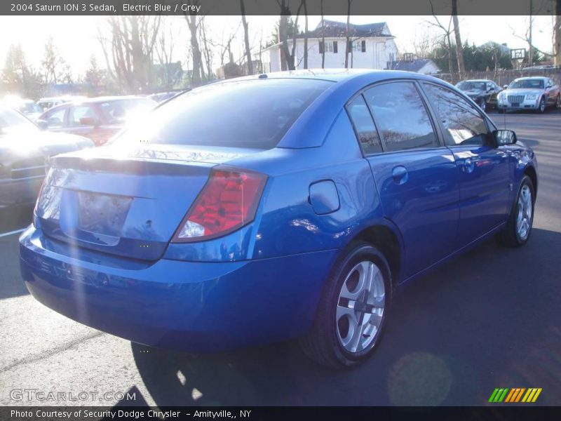 Electric Blue / Grey 2004 Saturn ION 3 Sedan