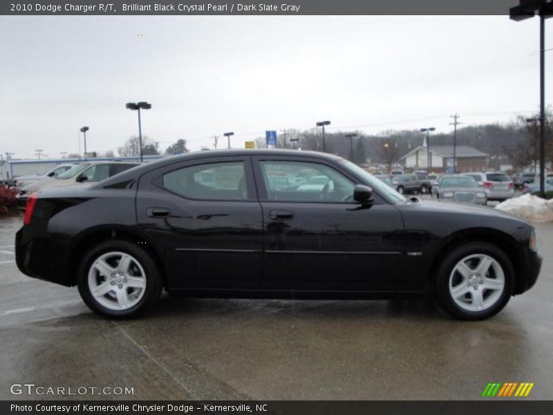 Brilliant Black Crystal Pearl / Dark Slate Gray 2010 Dodge Charger R/T
