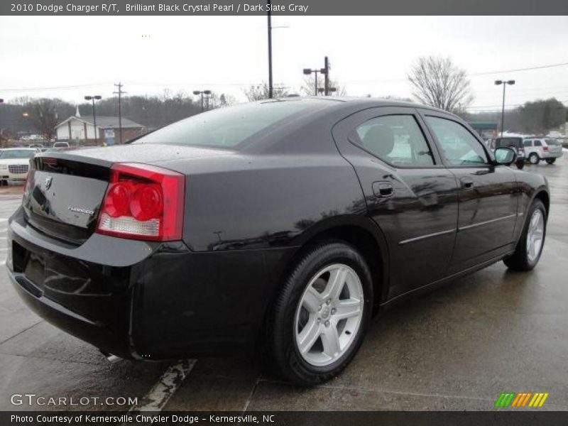 Brilliant Black Crystal Pearl / Dark Slate Gray 2010 Dodge Charger R/T