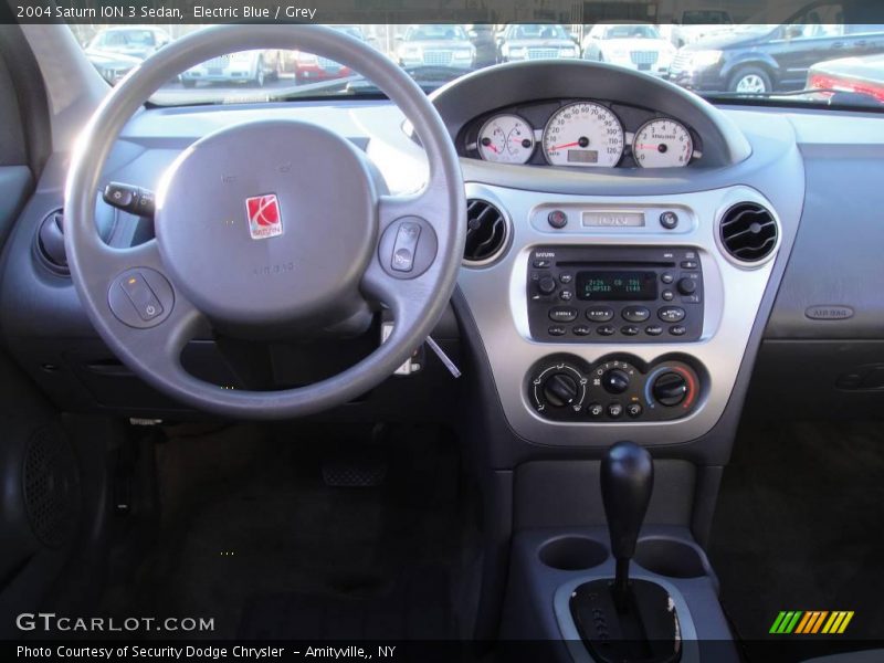 Electric Blue / Grey 2004 Saturn ION 3 Sedan
