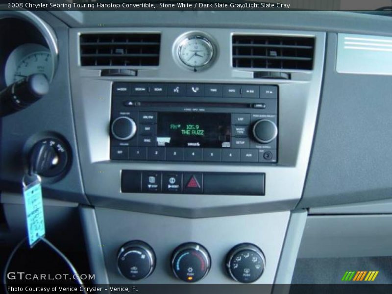 Stone White / Dark Slate Gray/Light Slate Gray 2008 Chrysler Sebring Touring Hardtop Convertible