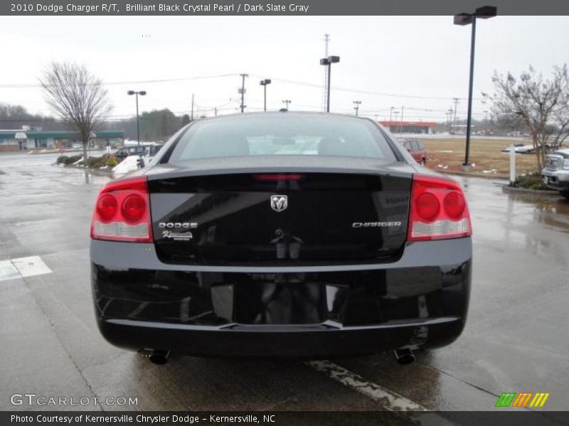 Brilliant Black Crystal Pearl / Dark Slate Gray 2010 Dodge Charger R/T