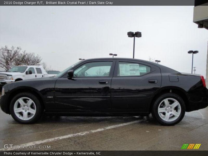 Brilliant Black Crystal Pearl / Dark Slate Gray 2010 Dodge Charger R/T