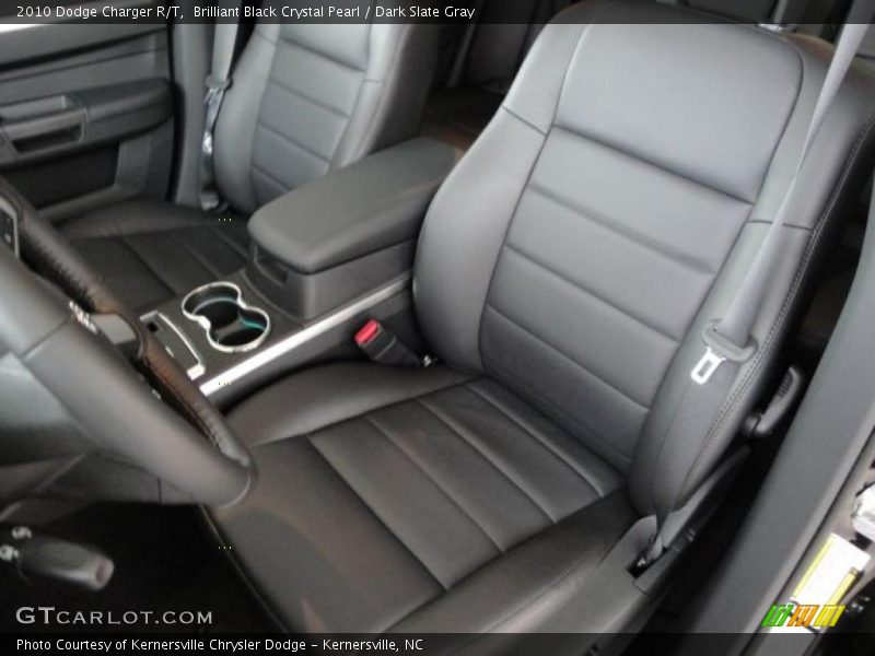Brilliant Black Crystal Pearl / Dark Slate Gray 2010 Dodge Charger R/T