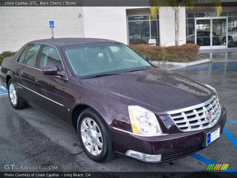 Black Cherry / Ebony 2009 Cadillac DTS