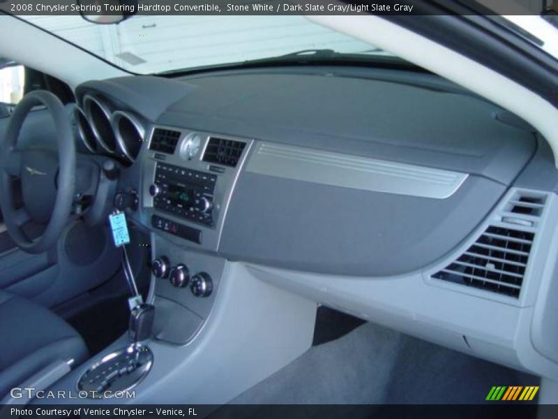 Stone White / Dark Slate Gray/Light Slate Gray 2008 Chrysler Sebring Touring Hardtop Convertible