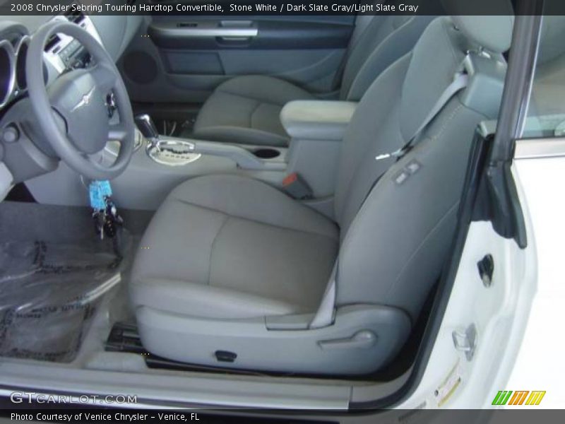 Stone White / Dark Slate Gray/Light Slate Gray 2008 Chrysler Sebring Touring Hardtop Convertible