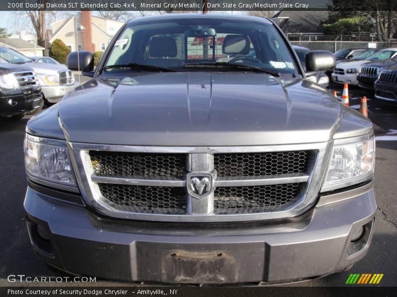 Mineral Gray Metallic / Dark Slate Gray/Medium Slate Gray 2008 Dodge Dakota SLT Extended Cab 4x4