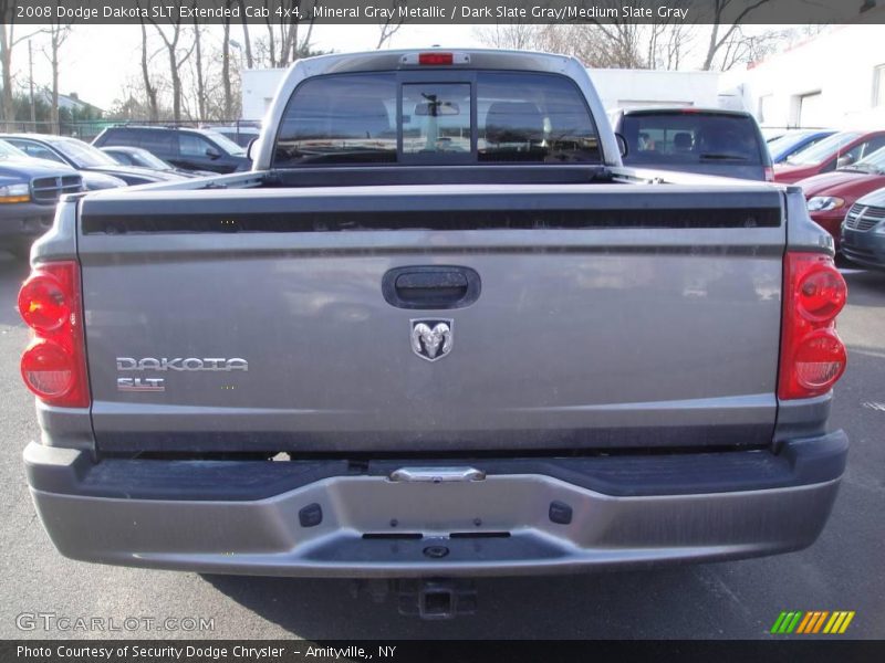 Mineral Gray Metallic / Dark Slate Gray/Medium Slate Gray 2008 Dodge Dakota SLT Extended Cab 4x4