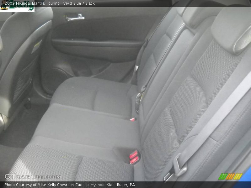 Vivid Blue / Black 2009 Hyundai Elantra Touring