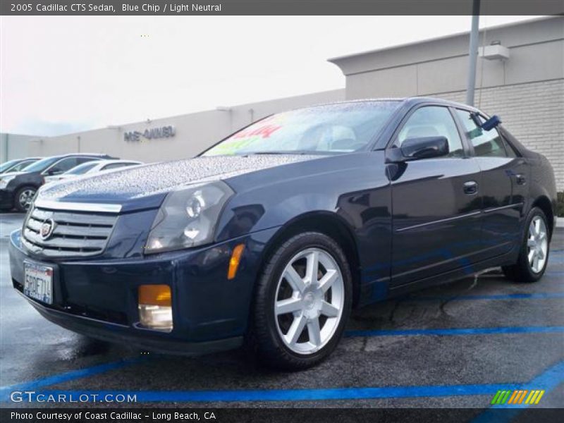 Blue Chip / Light Neutral 2005 Cadillac CTS Sedan