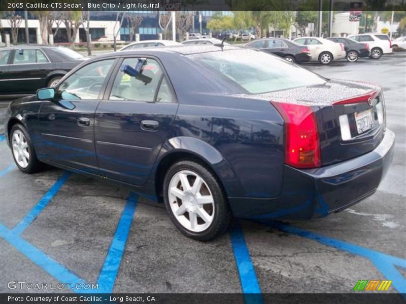 Blue Chip / Light Neutral 2005 Cadillac CTS Sedan