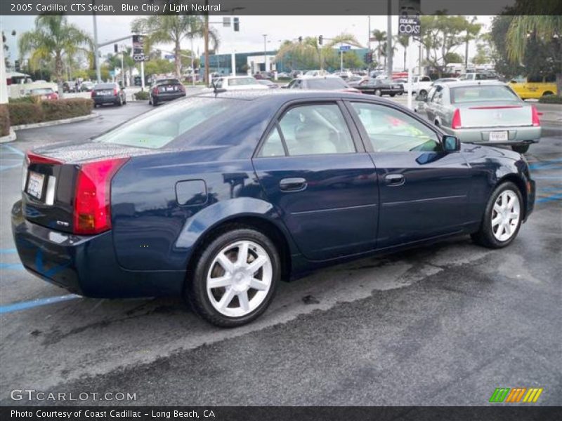 Blue Chip / Light Neutral 2005 Cadillac CTS Sedan