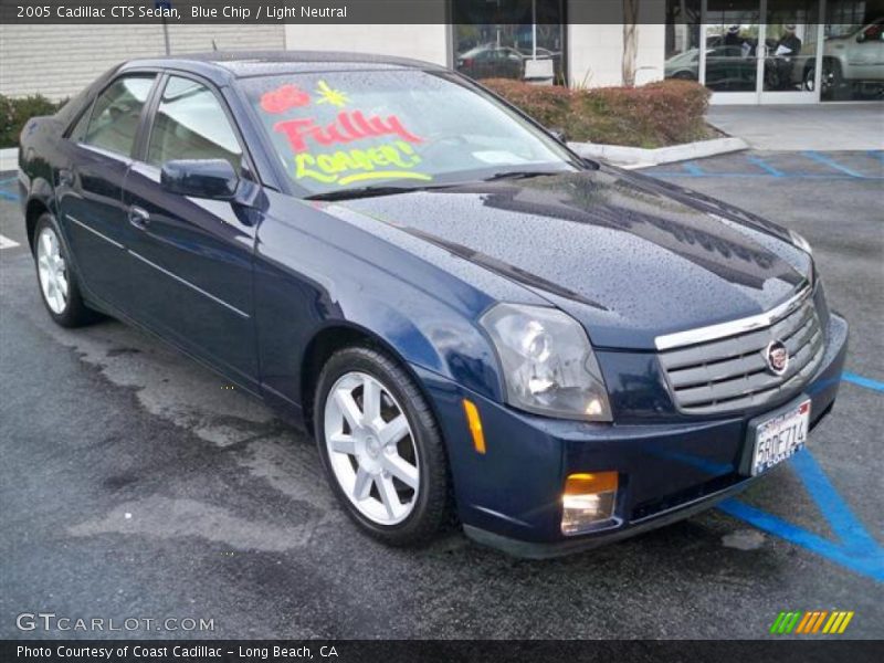 Blue Chip / Light Neutral 2005 Cadillac CTS Sedan