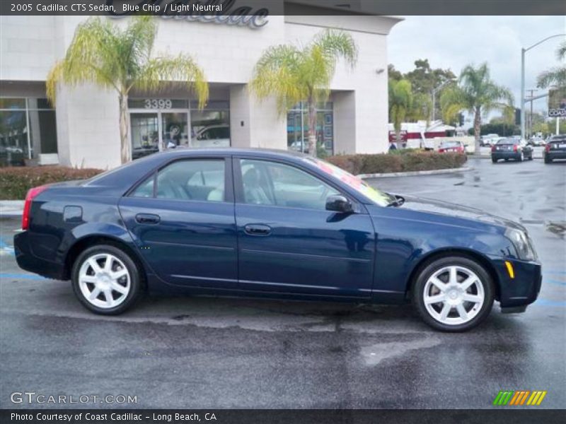 Blue Chip / Light Neutral 2005 Cadillac CTS Sedan
