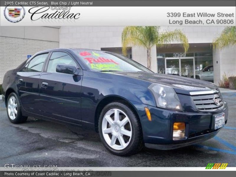 Blue Chip / Light Neutral 2005 Cadillac CTS Sedan