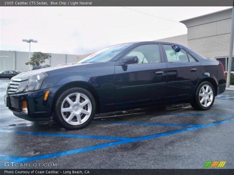 Blue Chip / Light Neutral 2005 Cadillac CTS Sedan