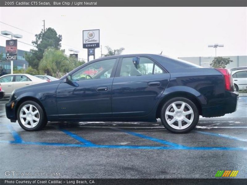 Blue Chip / Light Neutral 2005 Cadillac CTS Sedan
