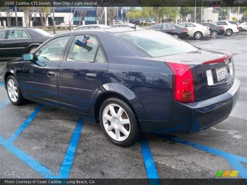 Blue Chip / Light Neutral 2005 Cadillac CTS Sedan