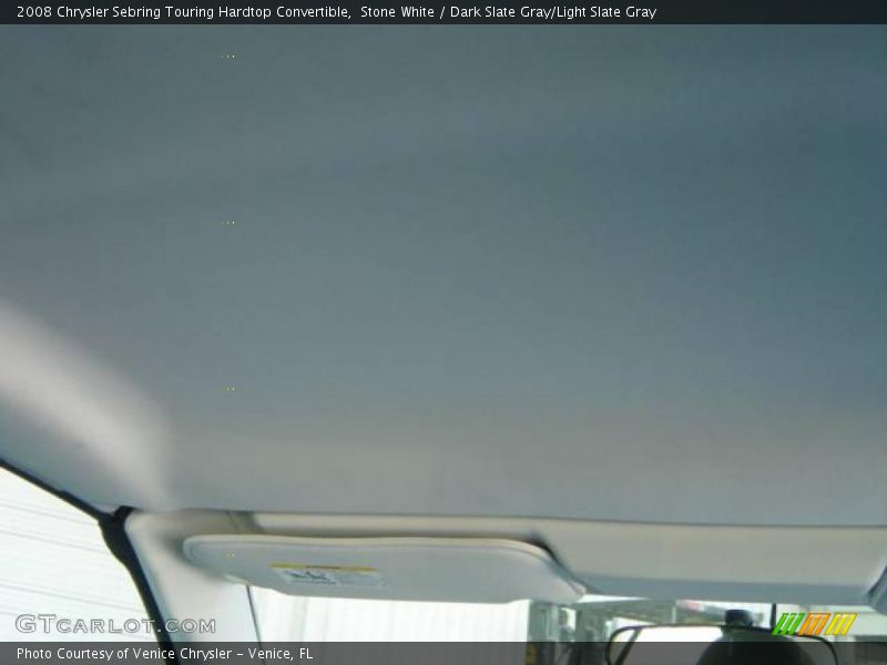 Stone White / Dark Slate Gray/Light Slate Gray 2008 Chrysler Sebring Touring Hardtop Convertible