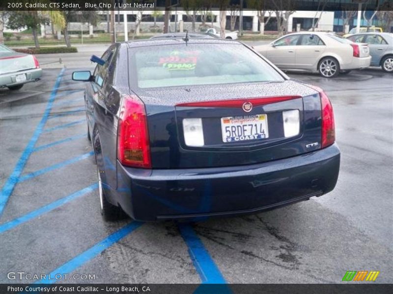 Blue Chip / Light Neutral 2005 Cadillac CTS Sedan