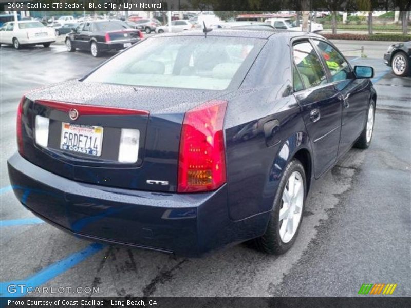 Blue Chip / Light Neutral 2005 Cadillac CTS Sedan