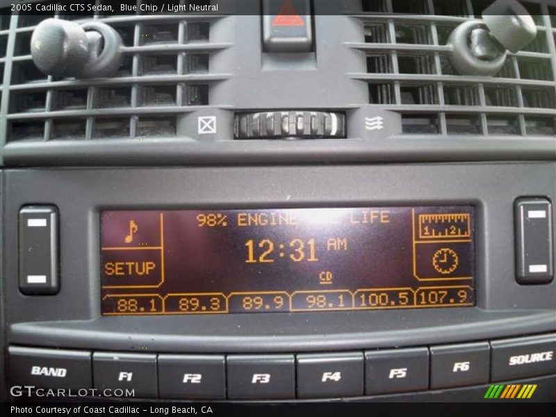 Blue Chip / Light Neutral 2005 Cadillac CTS Sedan