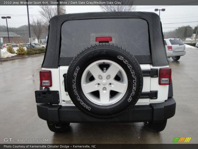 Stone White / Dark Slate Gray/Medium Slate Gray 2010 Jeep Wrangler Sport 4x4