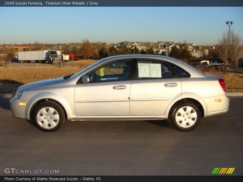 Titanium Silver Metallic / Grey 2008 Suzuki Forenza
