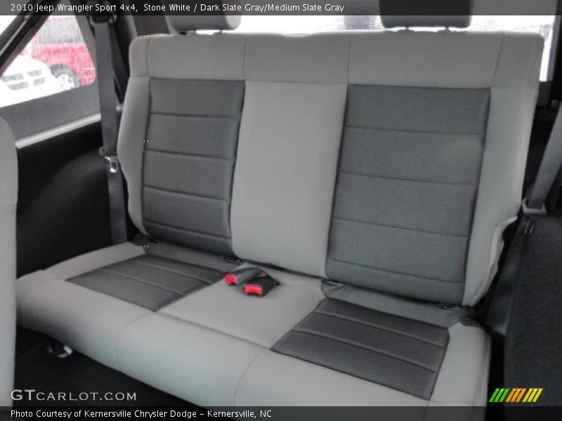 Stone White / Dark Slate Gray/Medium Slate Gray 2010 Jeep Wrangler Sport 4x4
